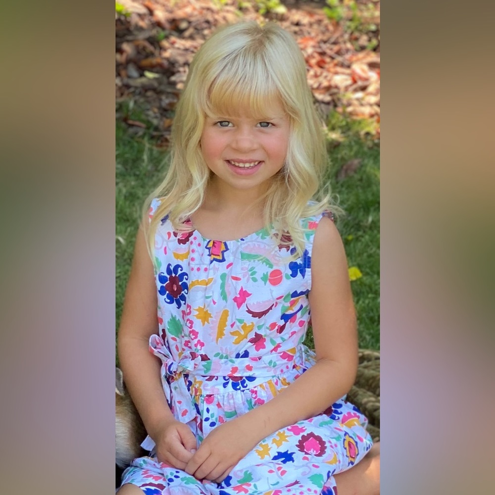 Spring/Easter Mini Boden Dress 6-7Y